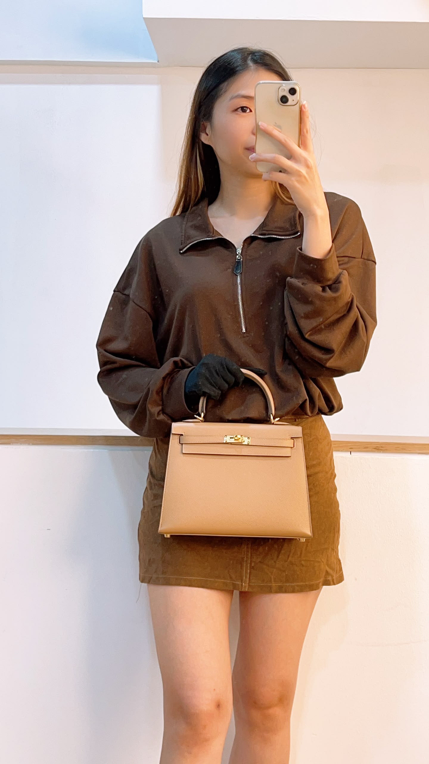 Hermes Epsom Chai Kelly 25 (GHW)