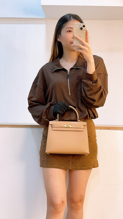 Hermes Epsom Chai Kelly 25 (GHW)