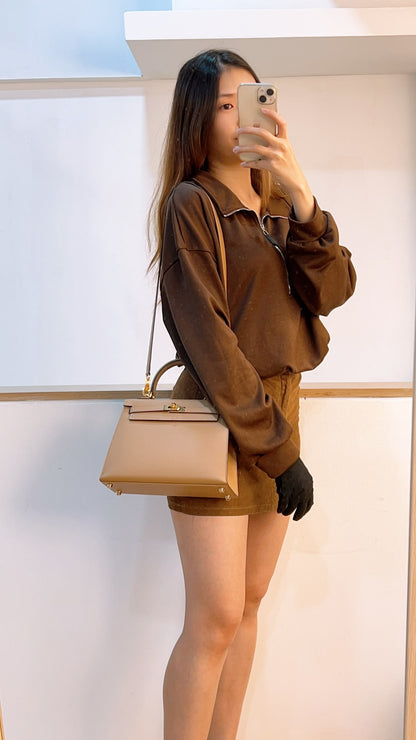 Hermes Epsom Chai Kelly 25 (GHW)