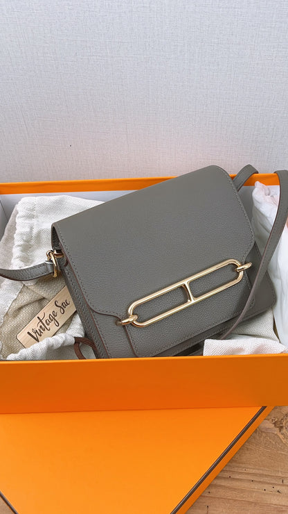 Hermes Etain Evercolor Mini Roulis (GHW)