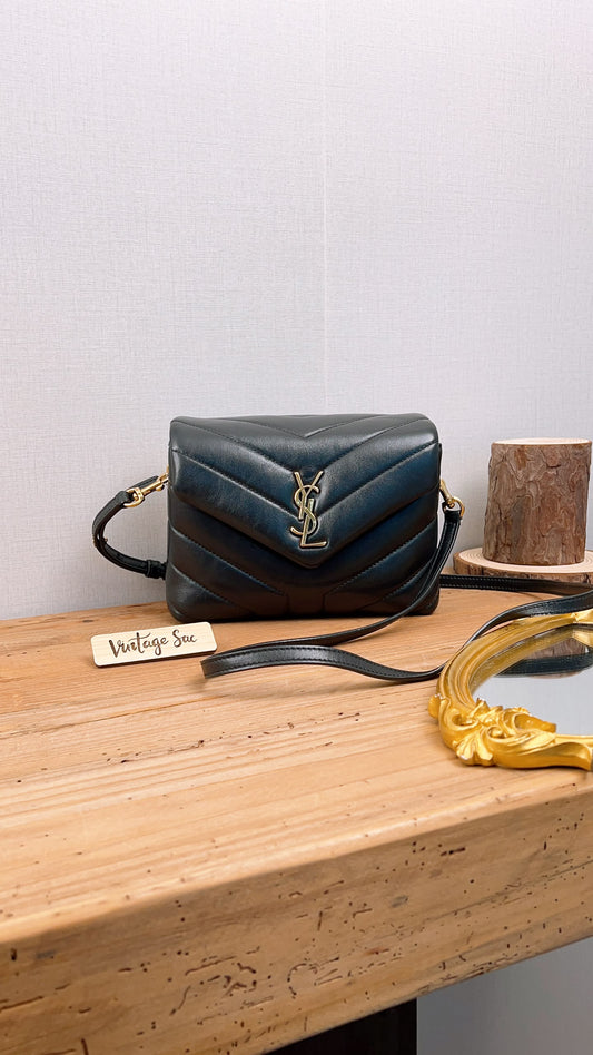 YSL Black Calfskin Toy Lou Lou (GHW)