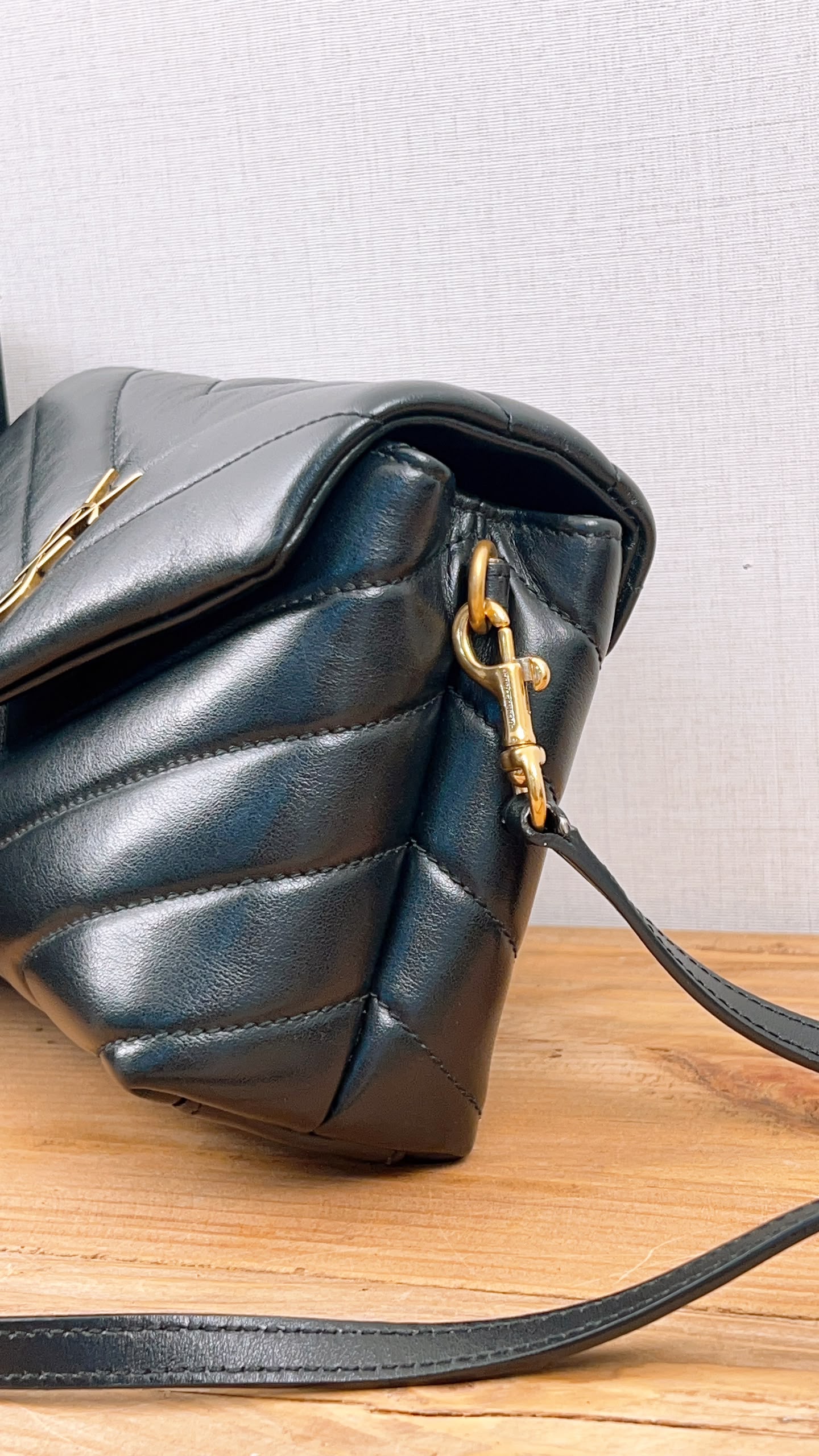 YSL Black Calfskin Toy Lou Lou (GHW)