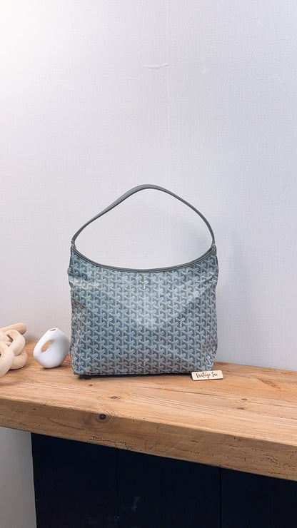 Goyard Grey Boheme Hobo