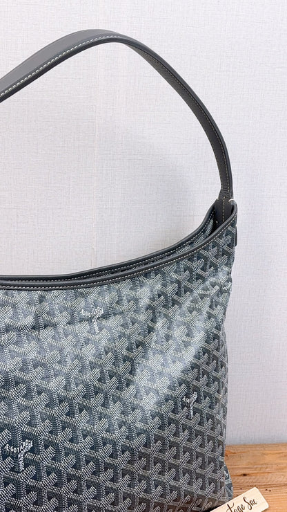 Goyard Grey Boheme Hobo