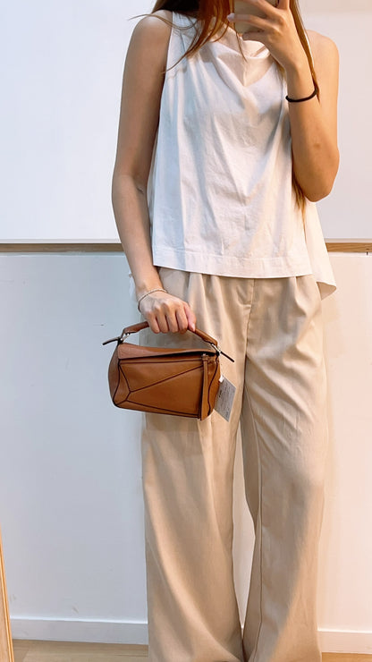 Loewe Mini Tan Puzzle Bag (SHW)
