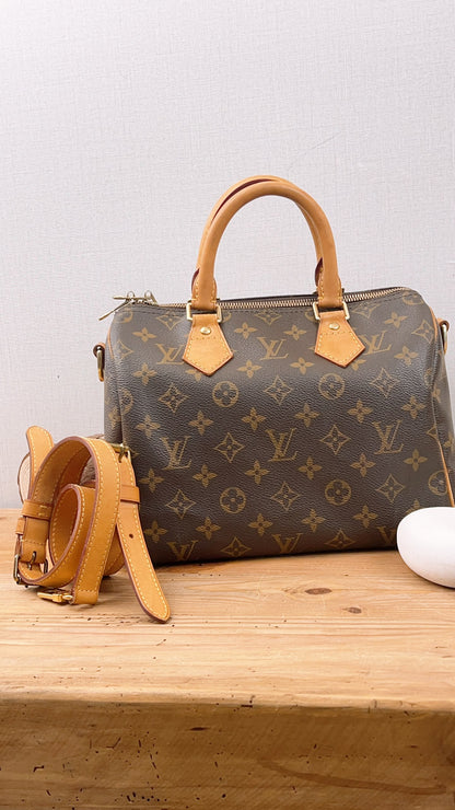 LV Monogram Speedy 25 Bandouliere