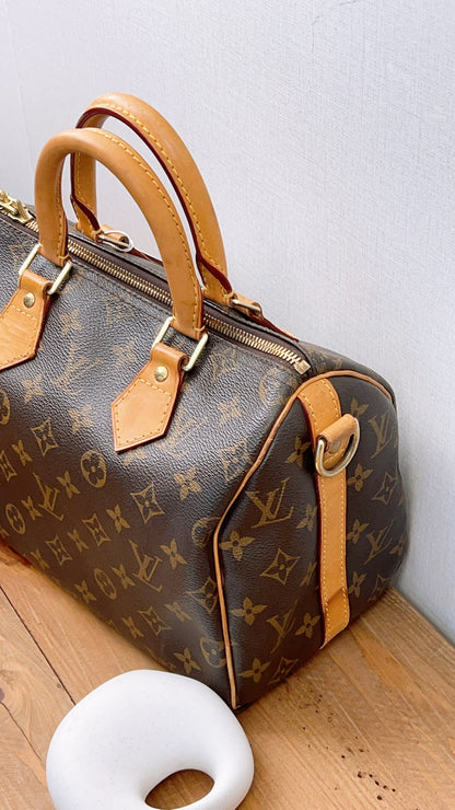 LV Monogram Speedy 25 Bandouliere