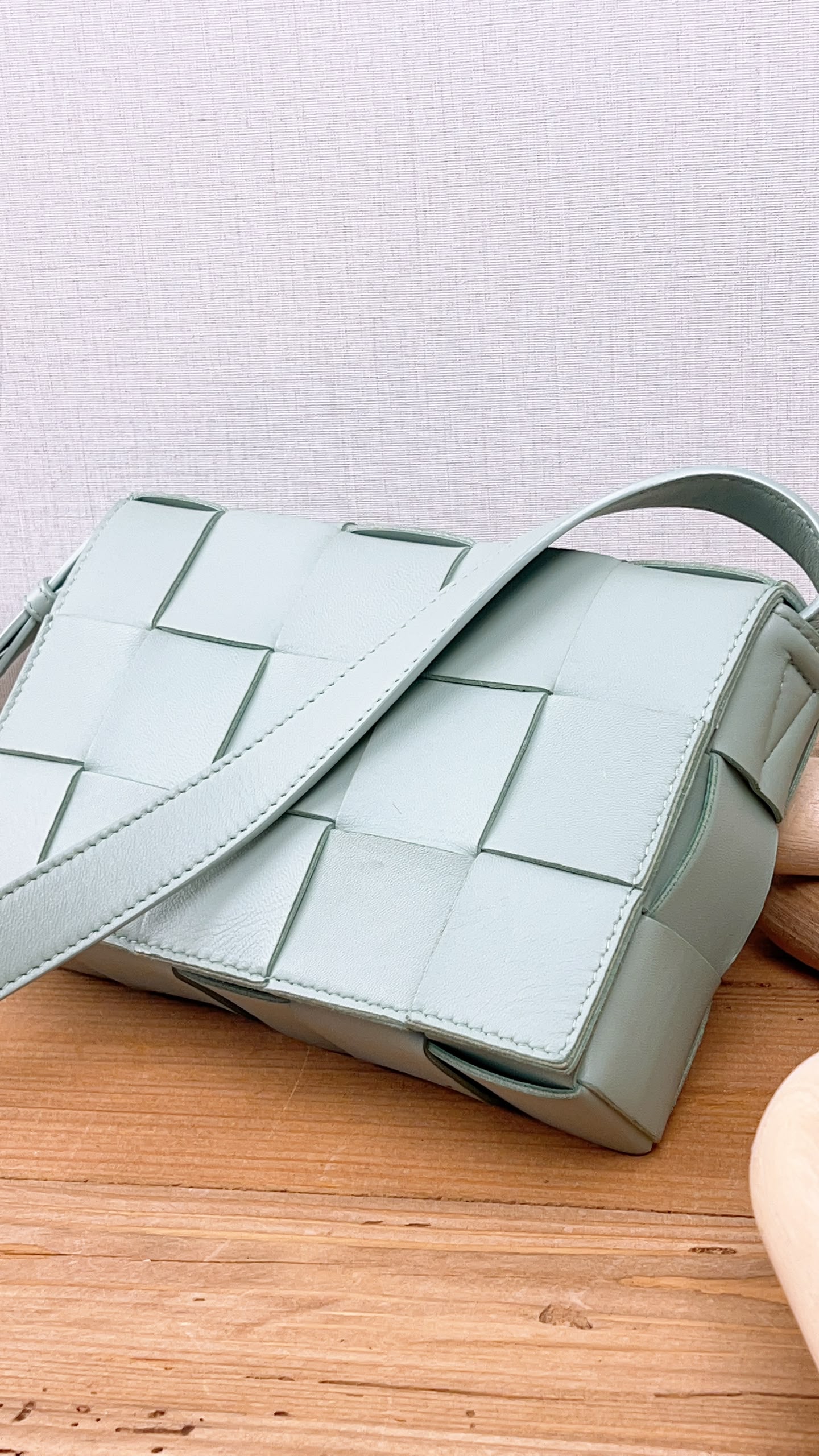 BV Sauge Cassette Crossbody Bag