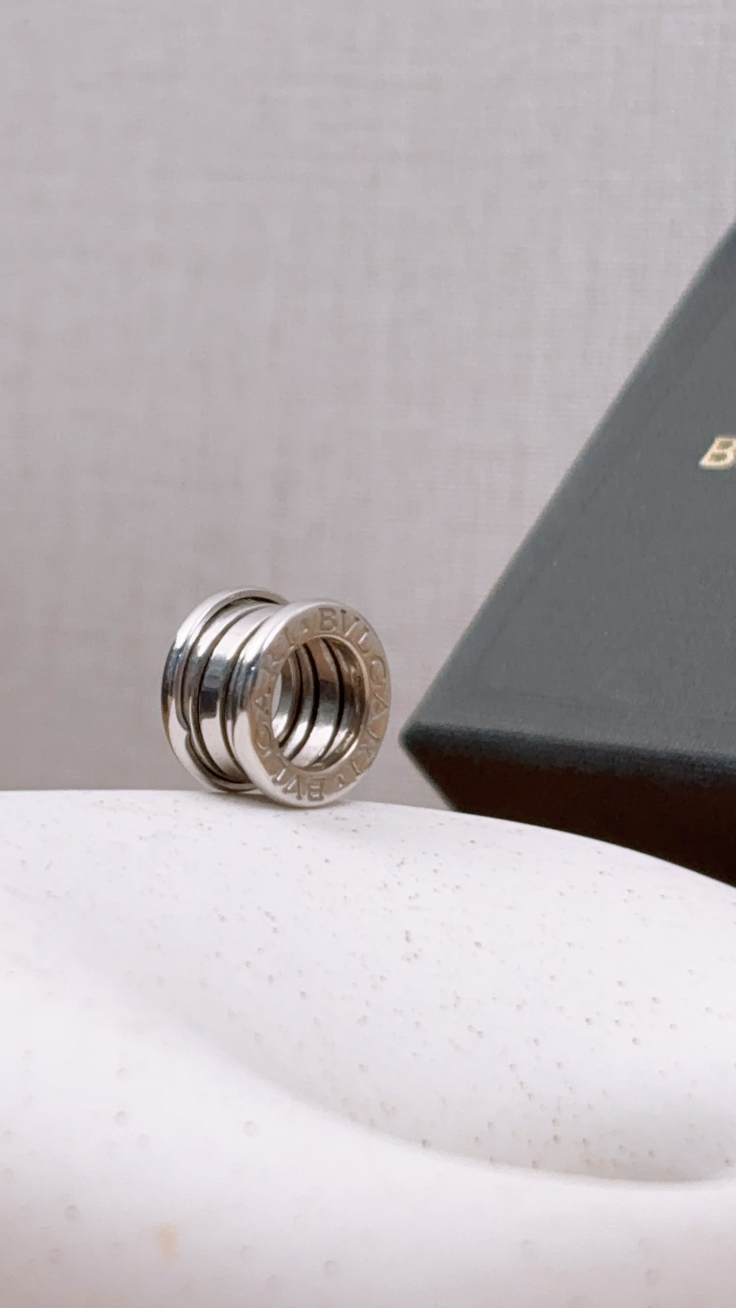 Bvlgari 18K White Gold B.Zero1 Pendant