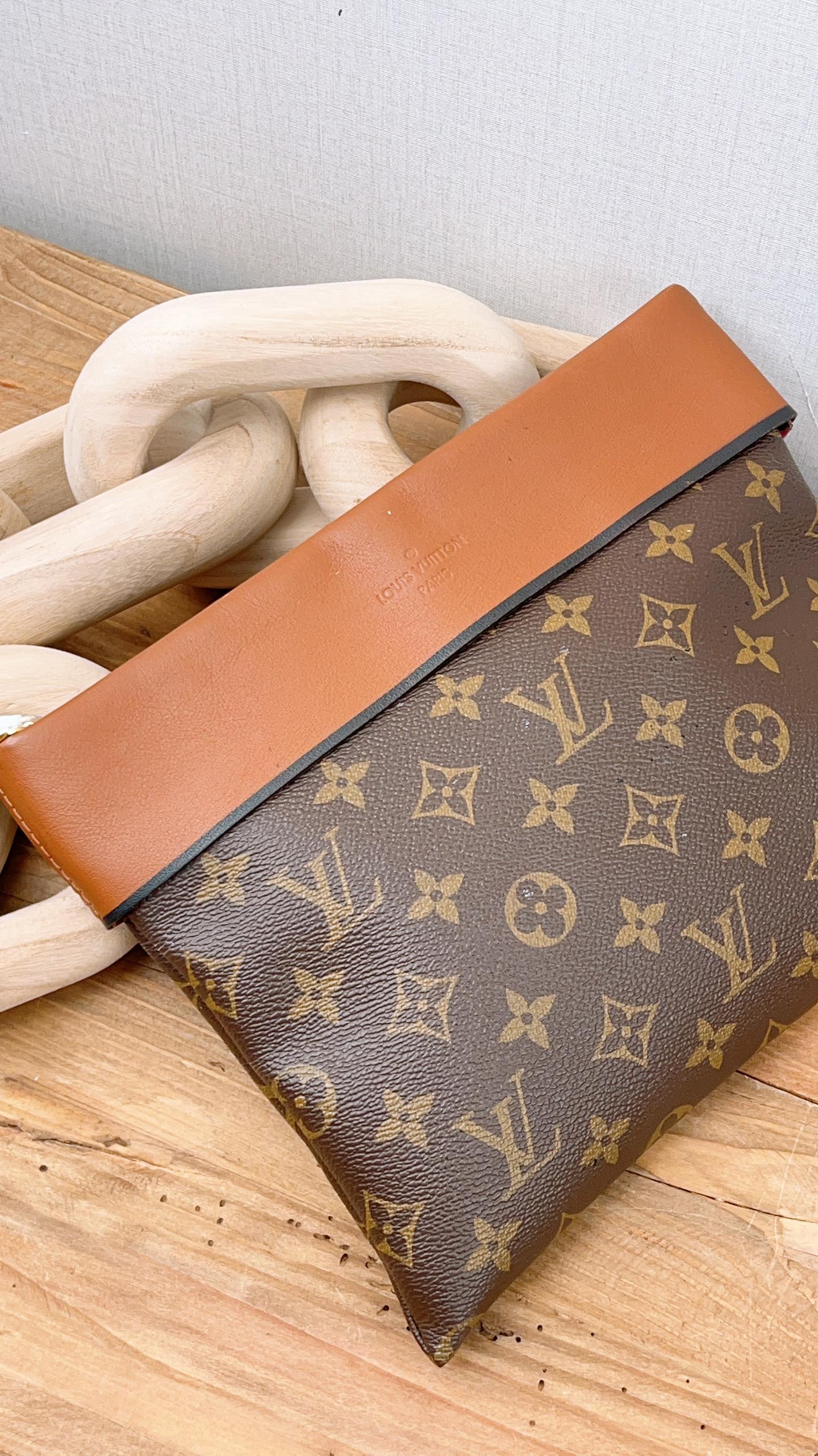 LV Monogram Caramel Tuilerie Pochette