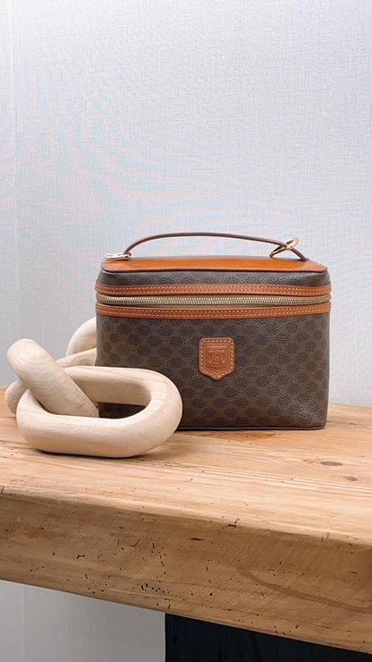 Celine Vintage Macadam Vanity Bag