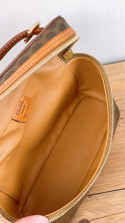 Celine Vintage Macadam Vanity Bag