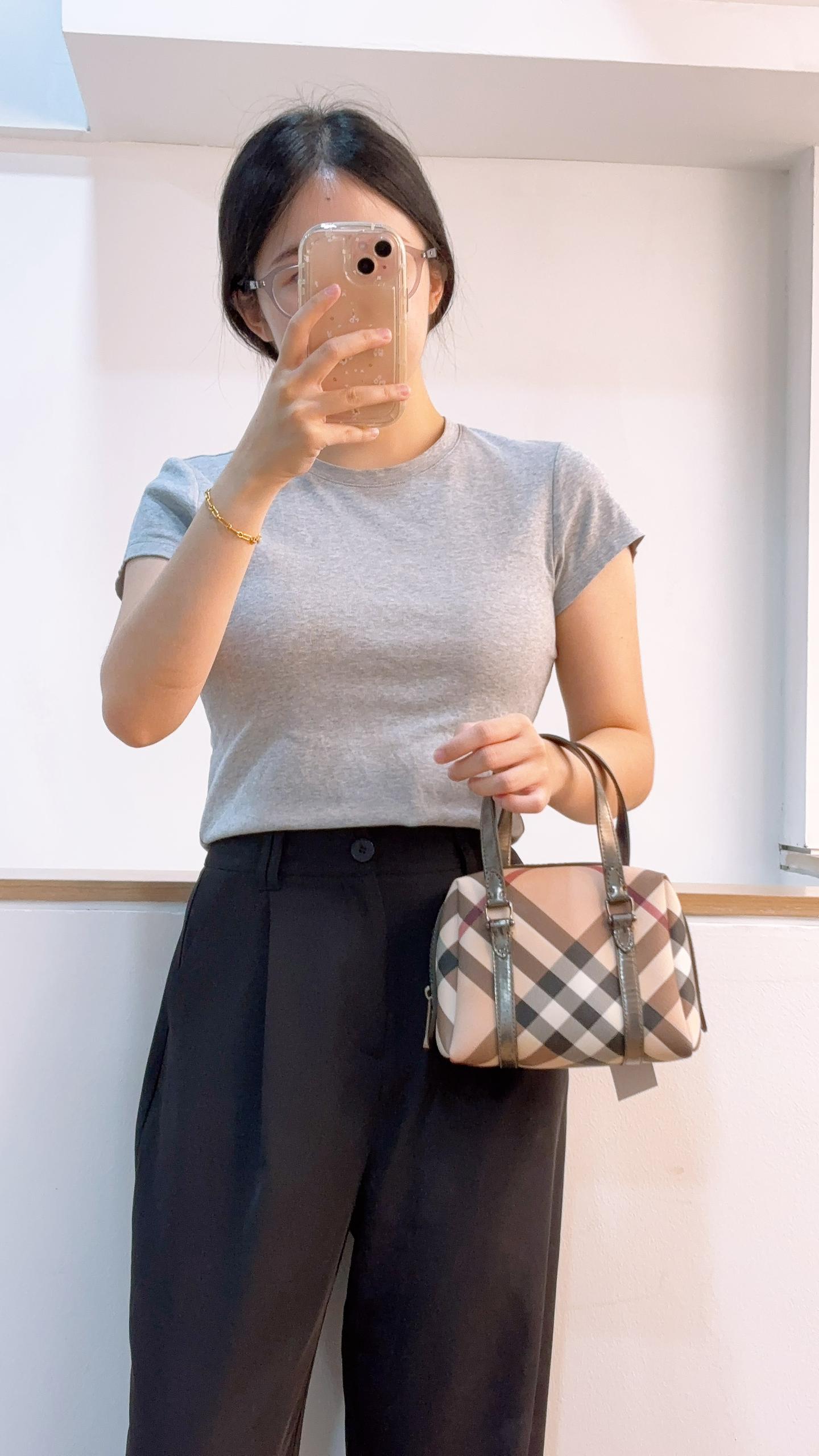 Burberry Nova Check Mini Boston