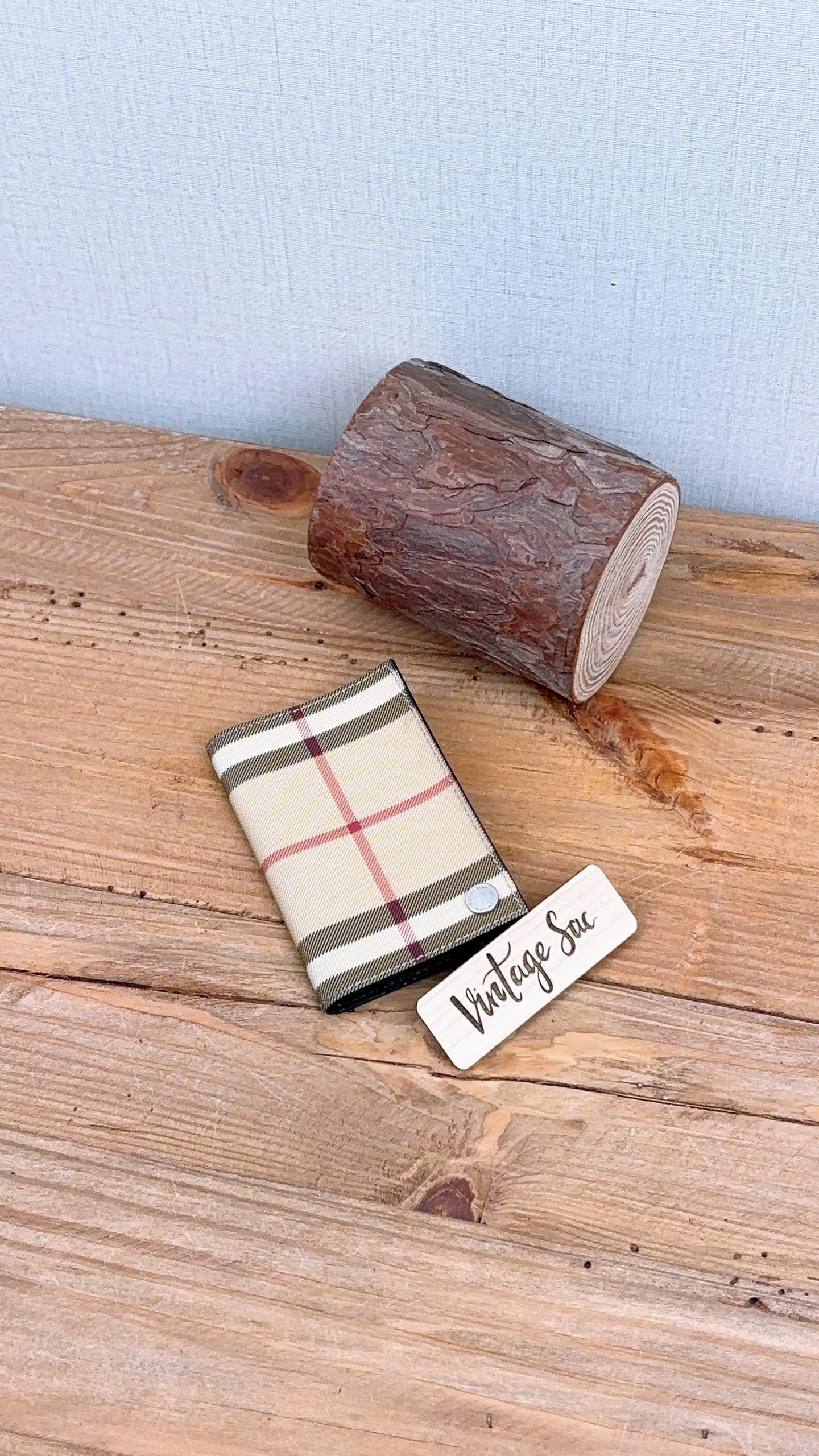 Burberry Nova Check Card Insert Holder