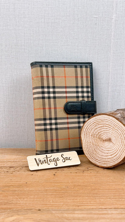 Burberry Nova Check 6-ring Agenda Planner