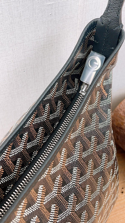 Goyard Black Boheme Mini Hobo