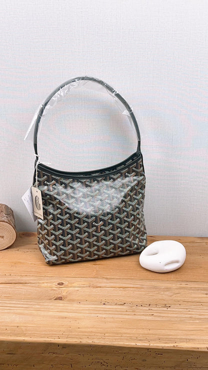Goyard Black Boheme Mini Hobo