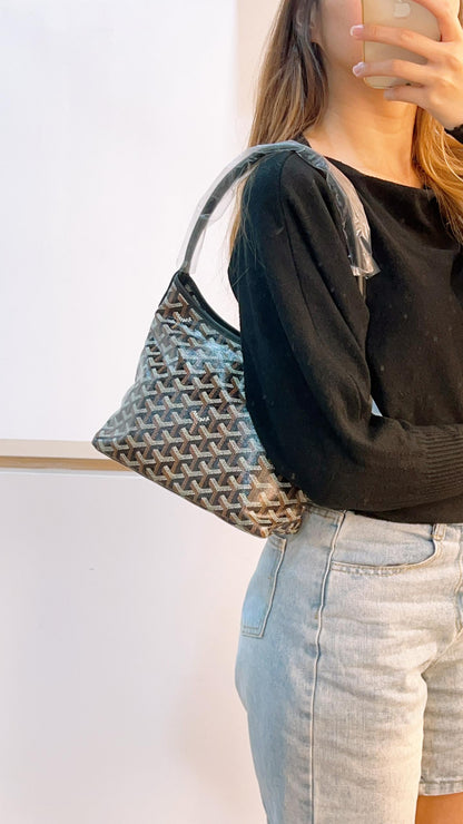 Goyard Black Boheme Mini Hobo