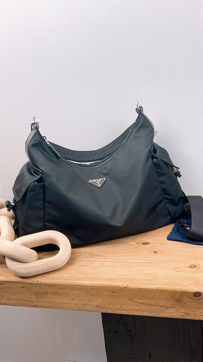 Prada Black Re-Nylon Explore Bag