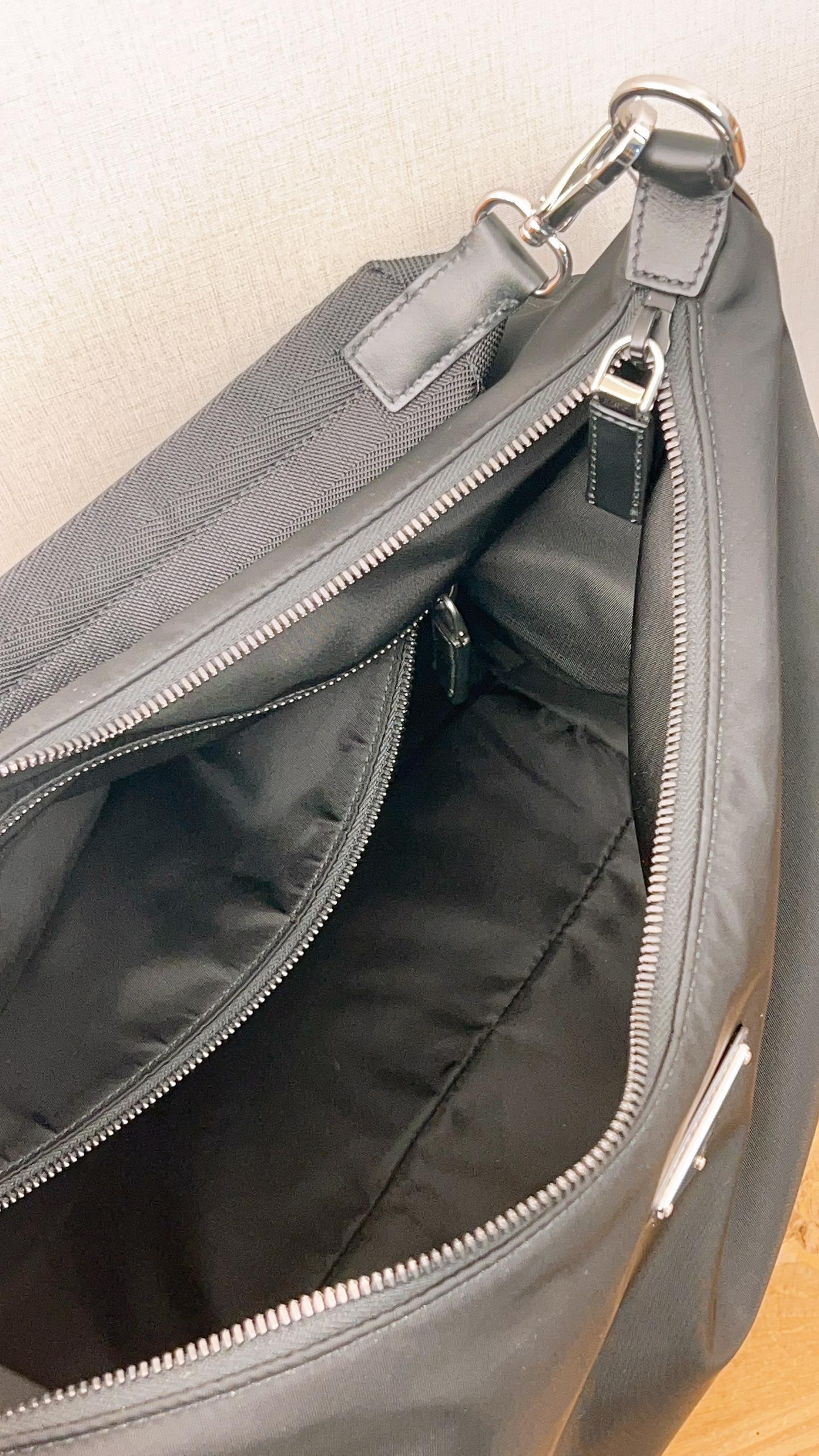 Prada Black Re-Nylon Explore Bag