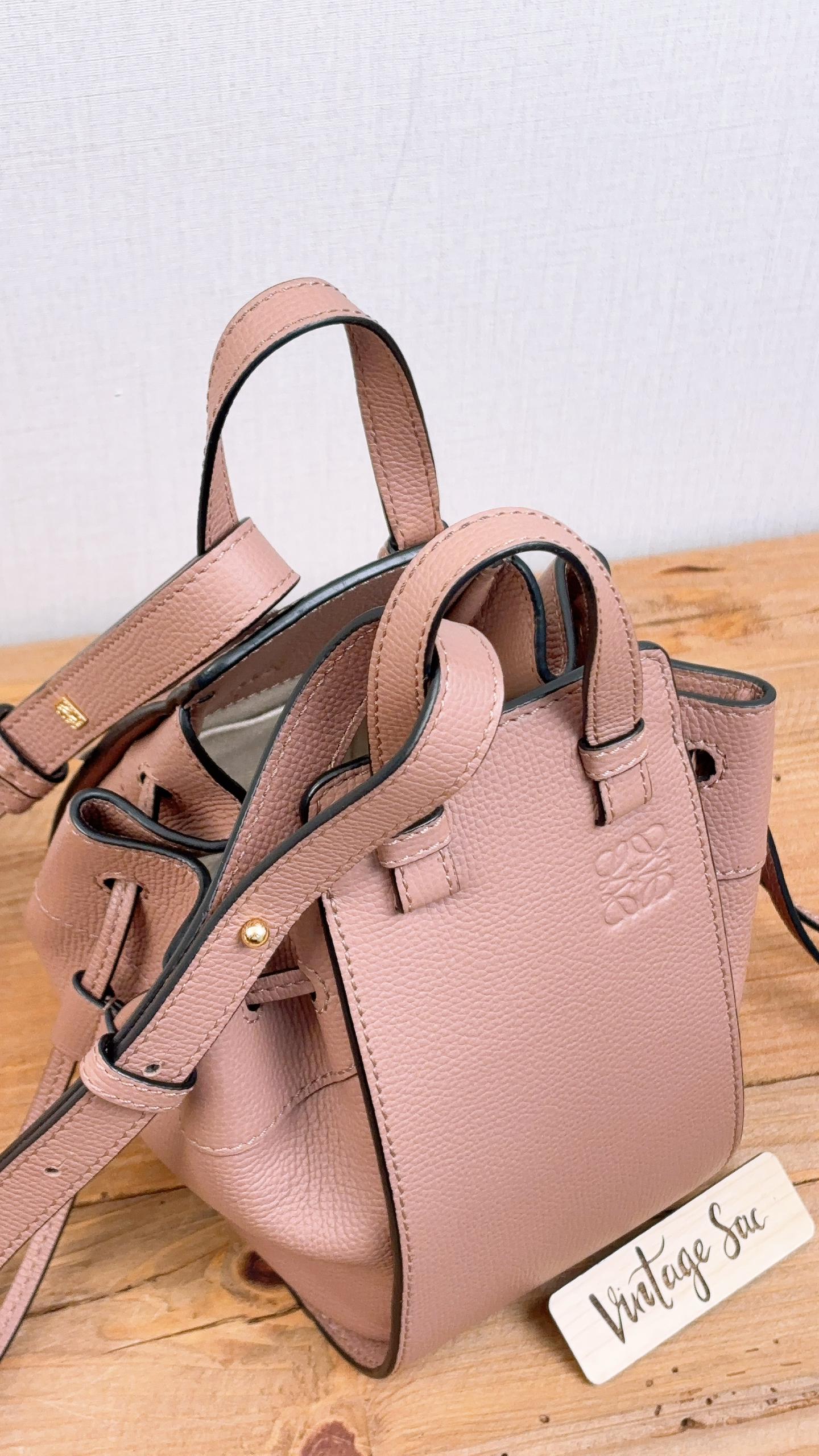 Loewe Soil Calfskin Mini Hammock Drawstring