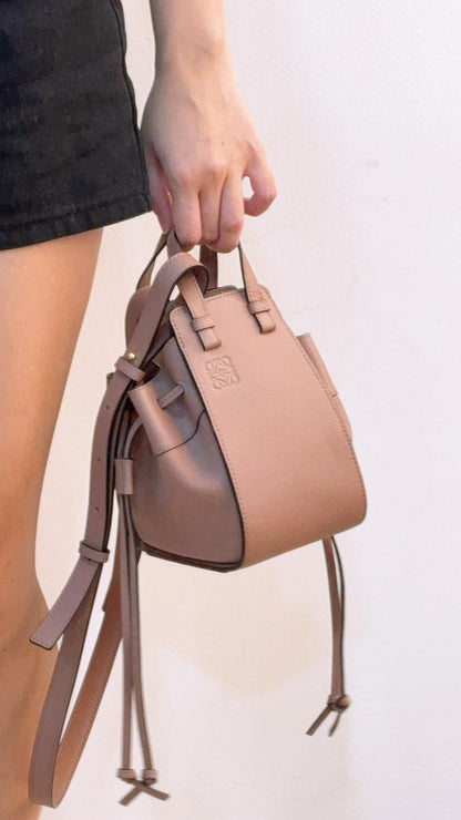 Loewe Soil Calfskin Mini Hammock Drawstring