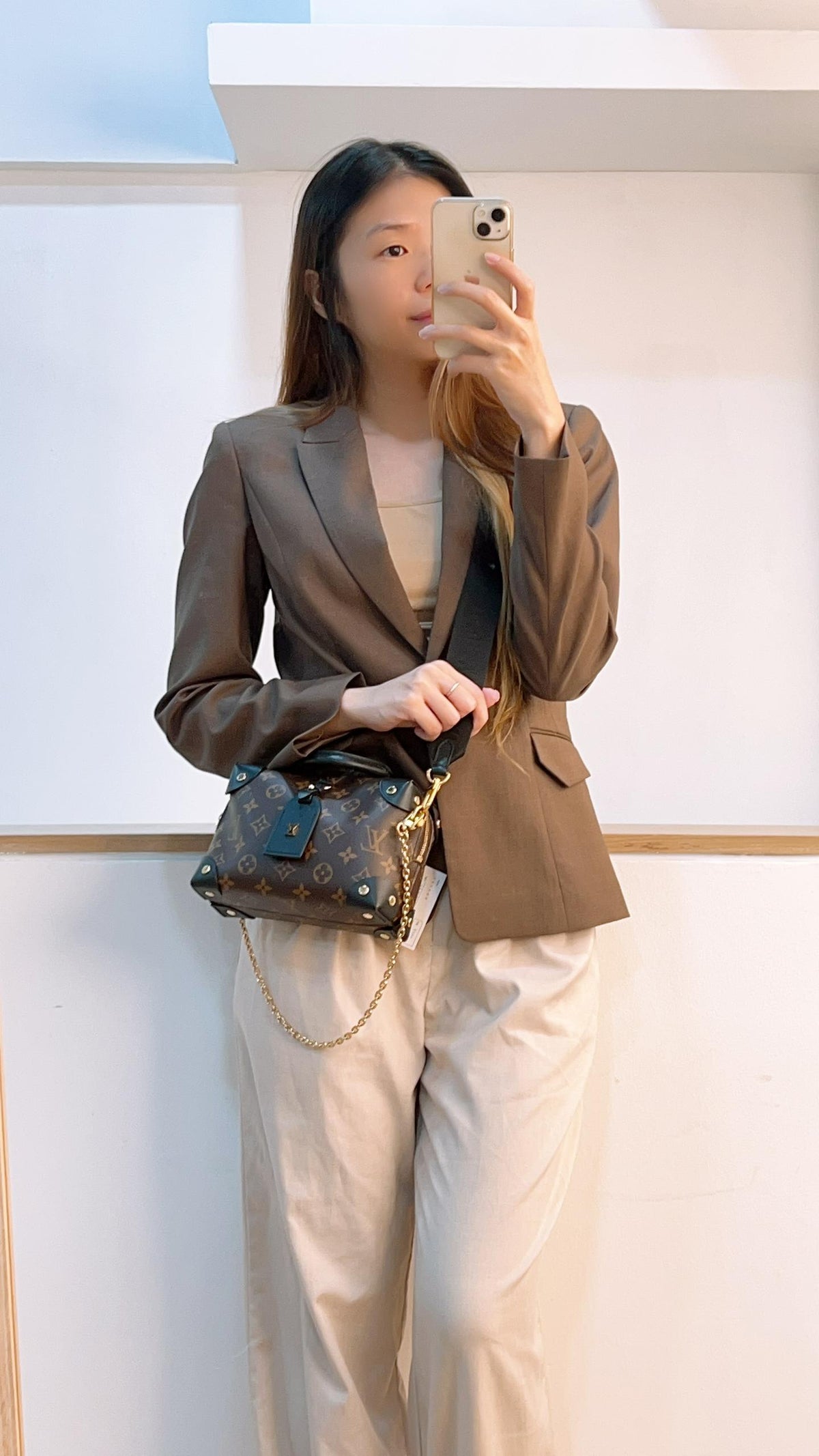 LV Monogram Petit Malle Souple
