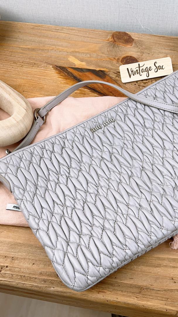 Miu Miu Matelasse Shoulder Bag