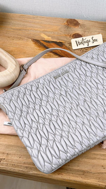Miu Miu Matelasse Shoulder Bag