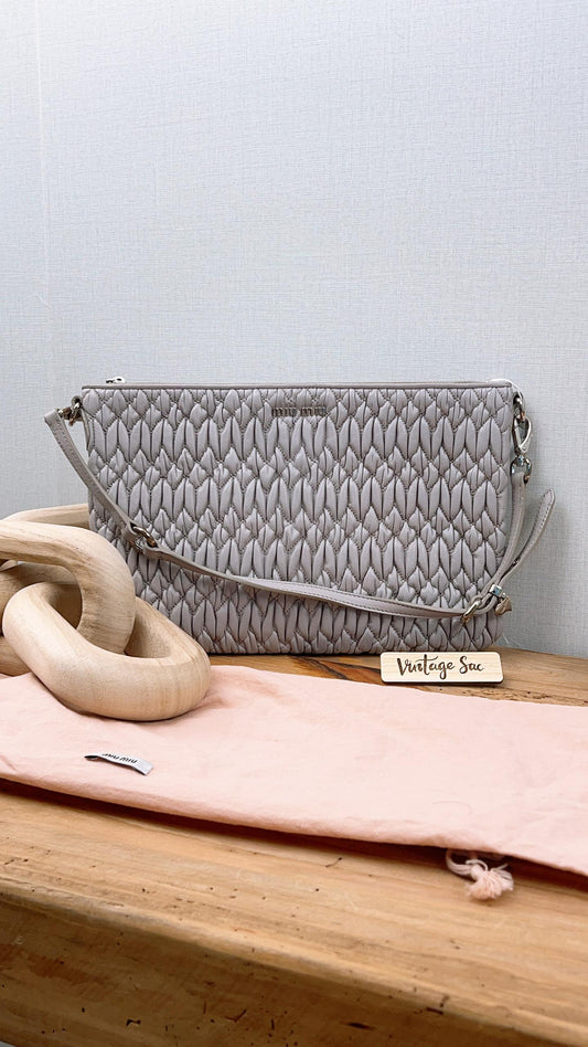 Miu Miu Matelasse Shoulder Bag