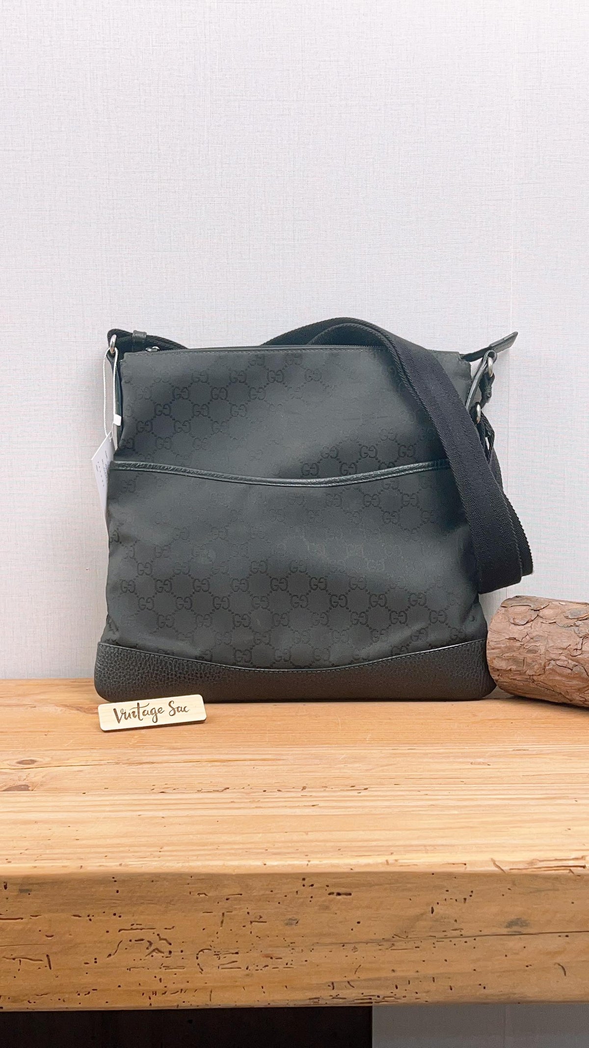 Gucci GG Monogram Nylon Crossbody Bag