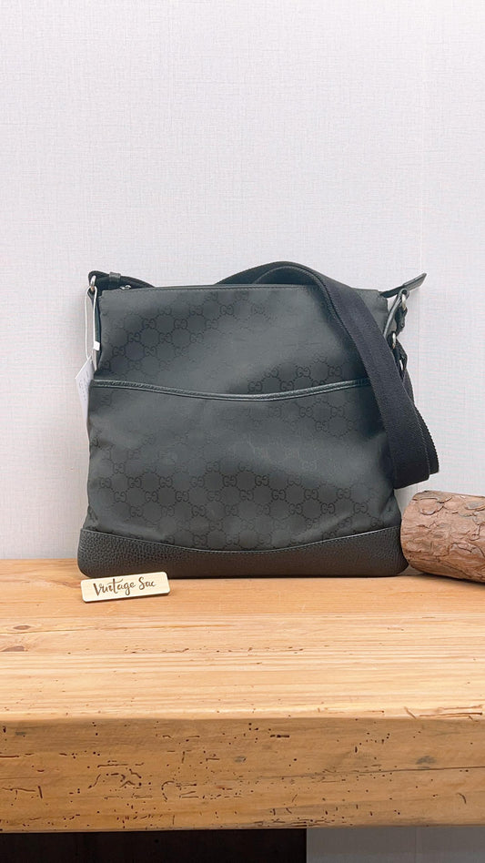 Gucci GG Monogram Nylon Crossbody Bag