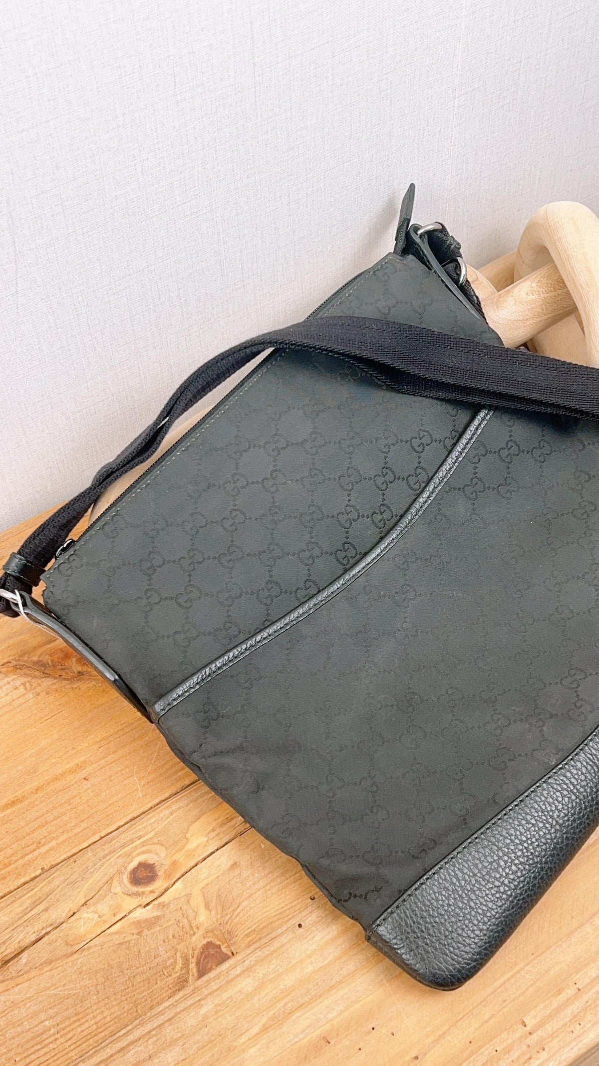 Gucci GG Monogram Nylon Crossbody Bag