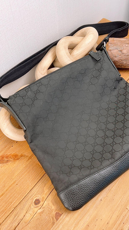 Gucci GG Monogram Nylon Crossbody Bag