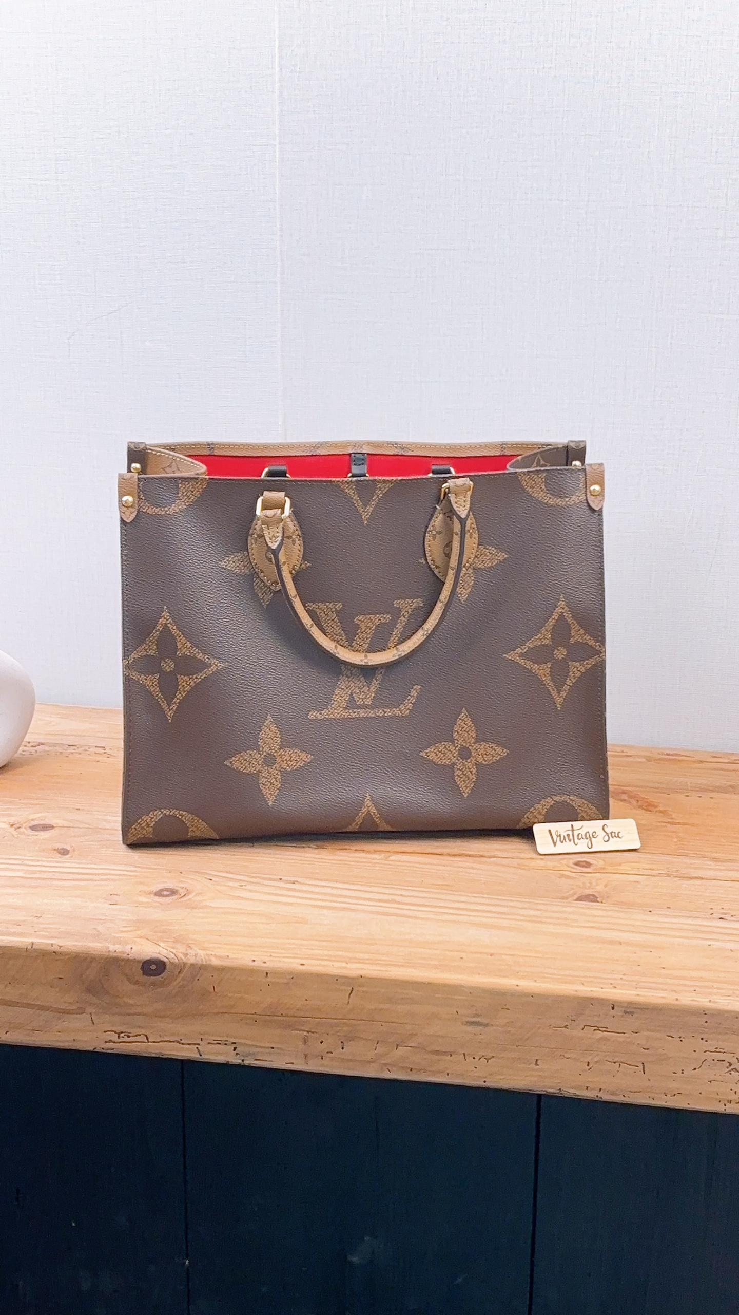 LV Reverse Monogram On The Go MM