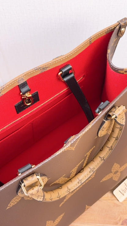 LV Reverse Monogram On The Go MM