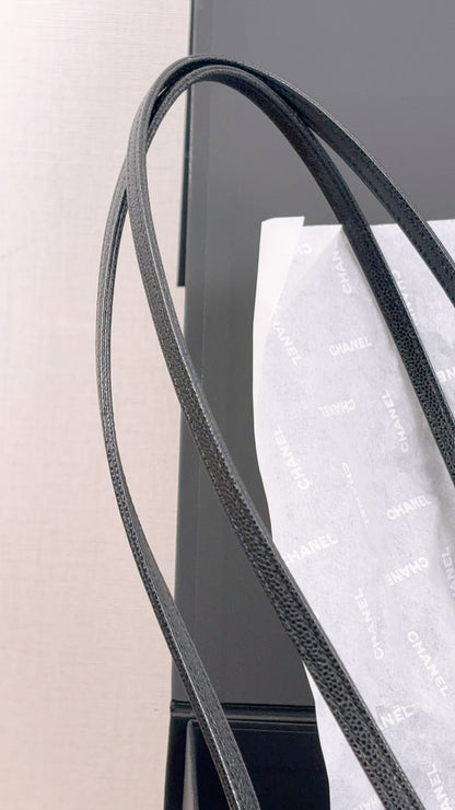 Chanel Black Caviar Small Preppy Coco (GHW)