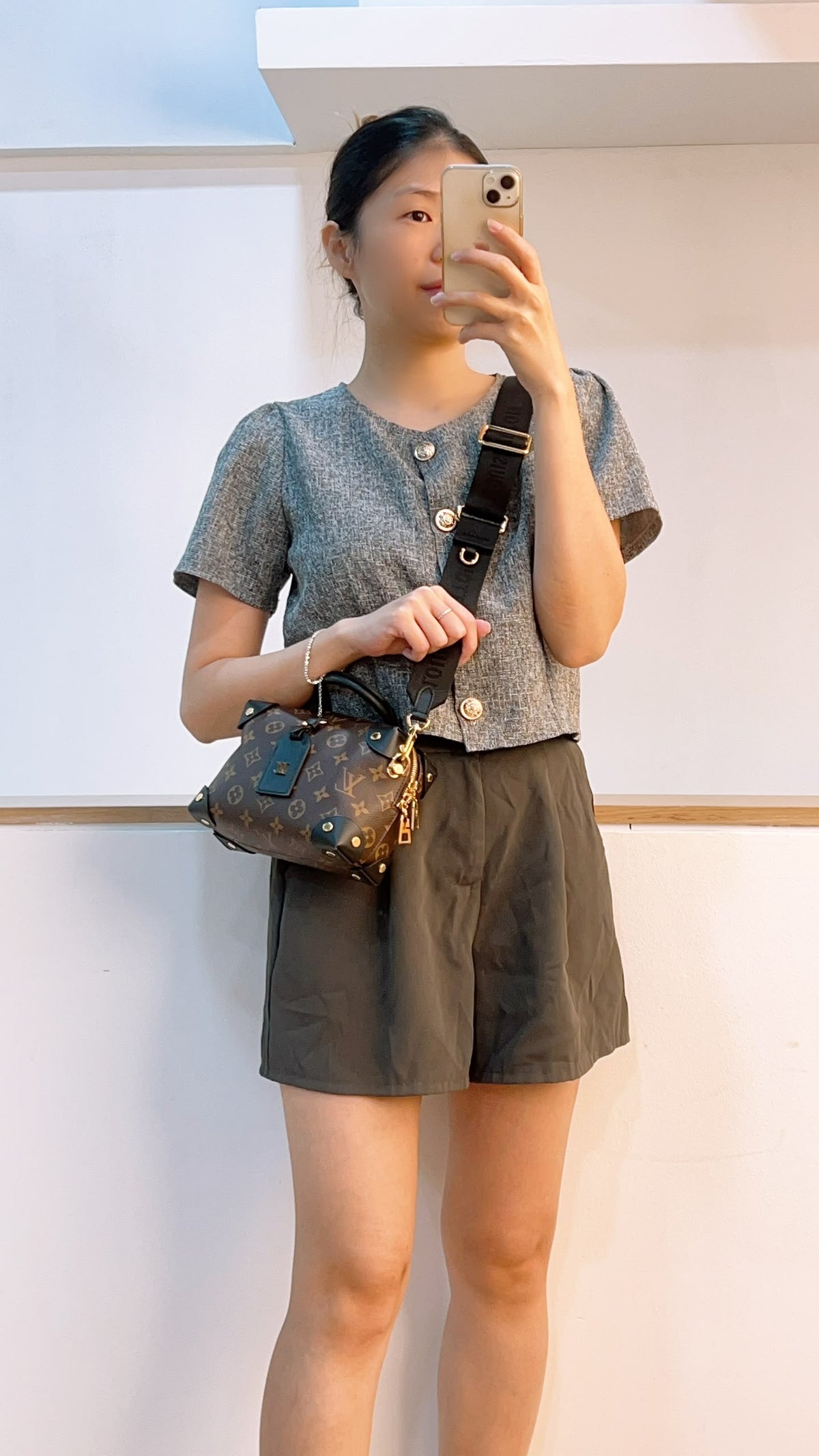 LV Monogram Petite Malle Souple