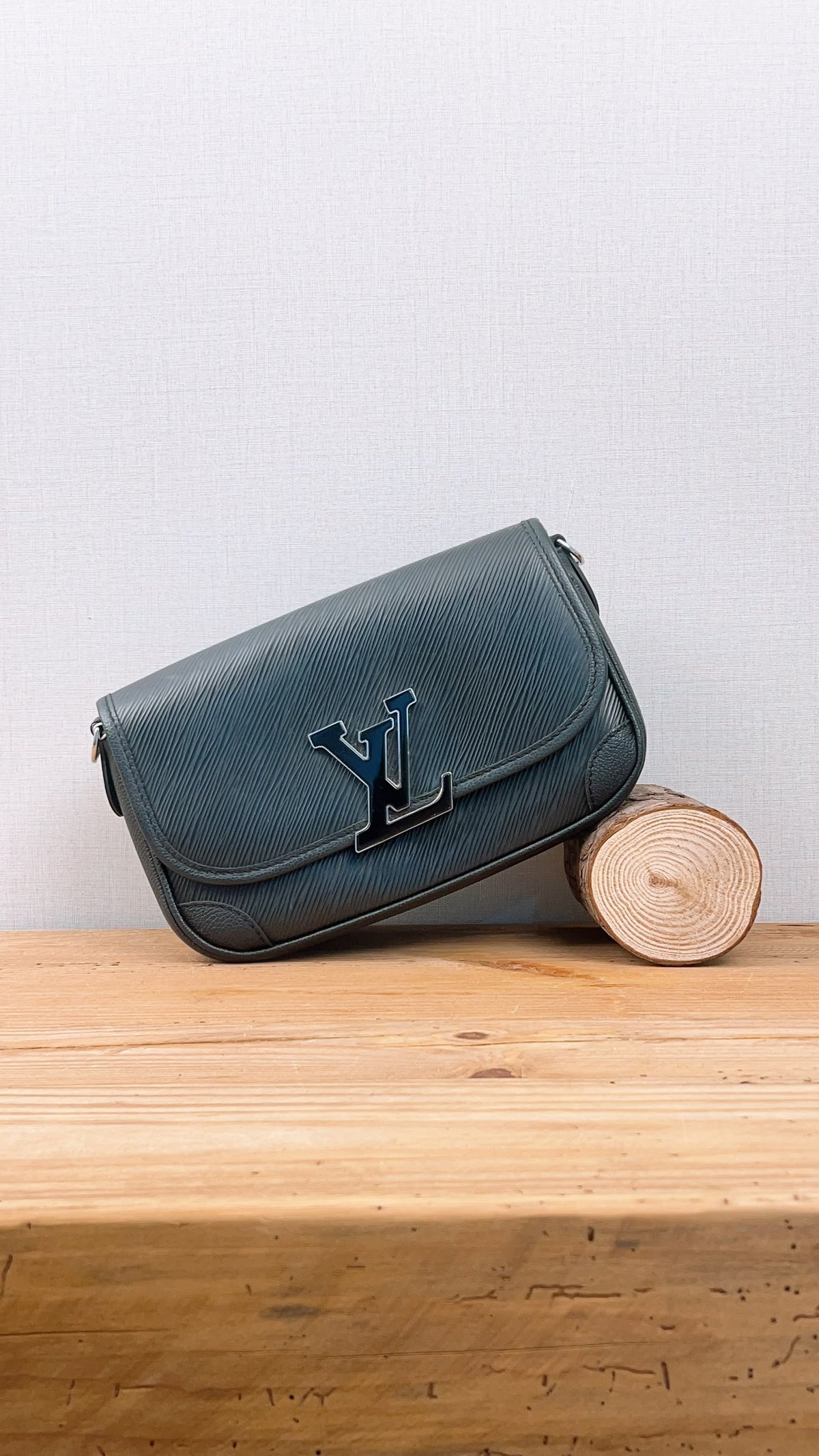 LV Black Epi Buci