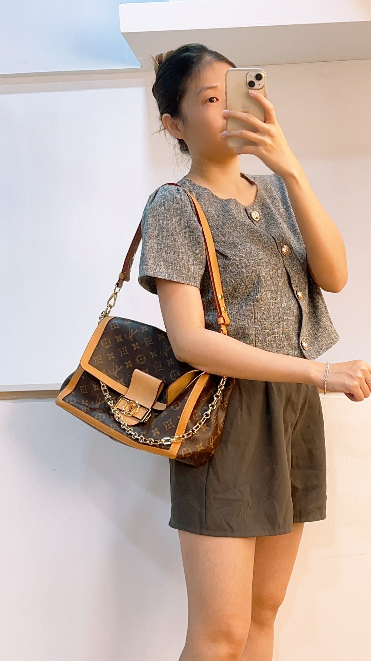 LV Monogram Dauphine Soft GM