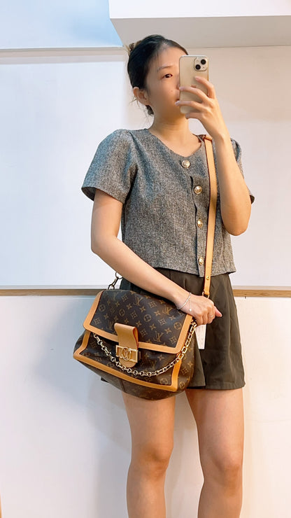 LV Monogram Dauphine Soft GM