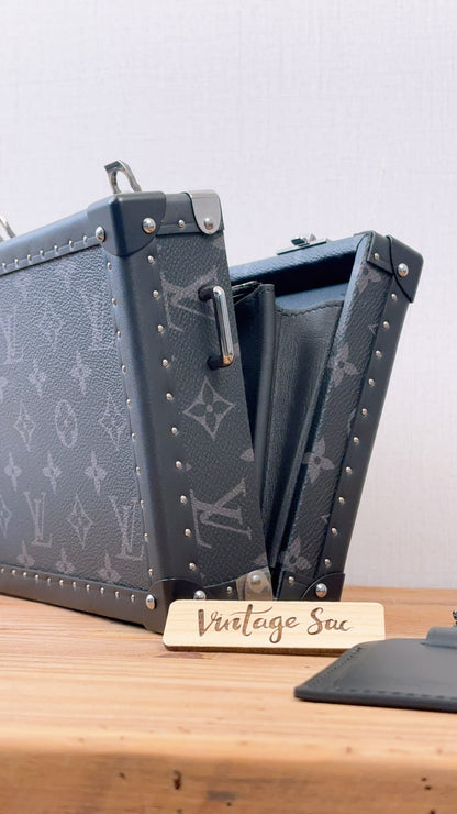 LV Monogram Eclipse Clutch Box