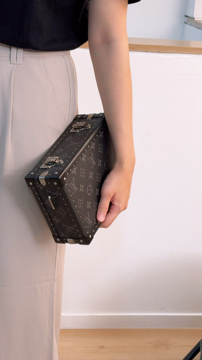 LV Monogram Eclipse Clutch Box