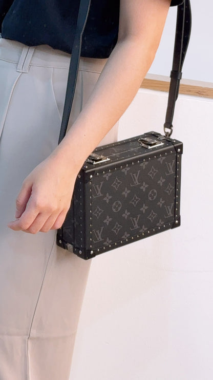 LV Monogram Eclipse Clutch Box