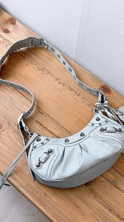 Balenciaga Sparkling Fabric Le Cagole XS