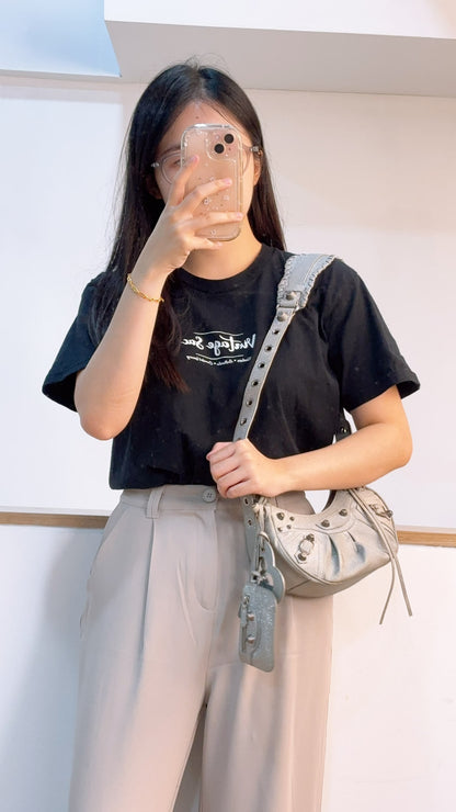 Balenciaga Sparkling Fabric Le Cagole XS