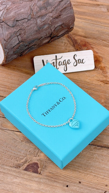 Tiffany & Co. Silver Return To Tiffany Full Heart Bracelet