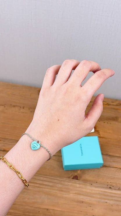 Tiffany & Co. Silver Return To Tiffany Full Heart Bracelet