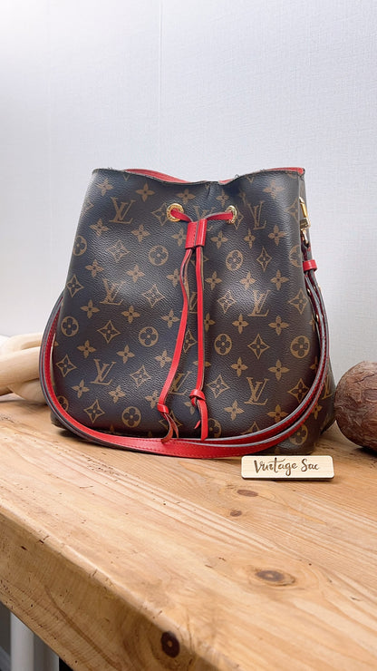 LV Monogram Coquelicot Neo Noe MM