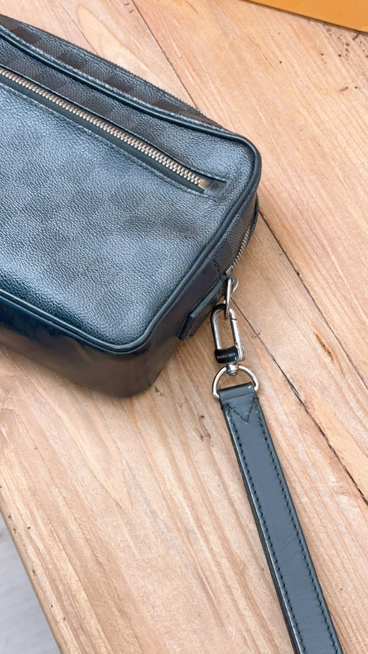 LV Damier Graphite Pochette Kasai Clutch